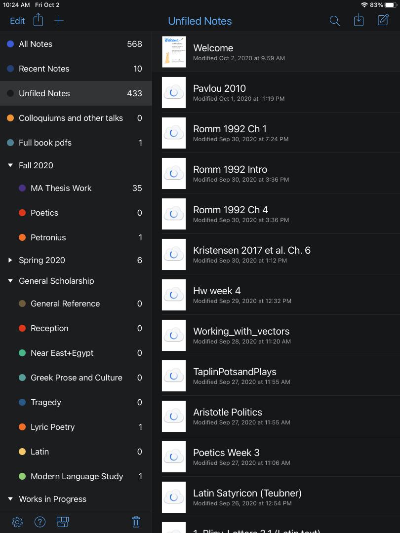 Shaharudinali's tweet photo. @NotabilityApp Is it true you can create only one sub-directory (from the root directory) in your app?
You can't have multi- tiered directories as in Windows, right?
#sampleOnly https://t.co/jjBHrcJj3Z