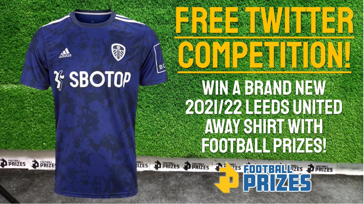 Football Prizes (@football_prizes) on Twitter photo Win a FREE 2021/22 Leeds United Away Shirt with Football Prizes! 🔵🟡⚪️
All you have to do to be in with a chance of winning is...
1) Follow <a href="/football_prizes/">Football Prizes</a>
2) Retweet this Tweet!
Don't forget to check out more prizes now at footballprizes.co.uk! 🏆
#ALAW #MOT #LeedsUtd Win a FREE 2021/22 Leeds United Away Shirt with Football Prizes! 🔵🟡⚪️
All you have to do to be in with a chance of winning is...
1) Follow <a href="/football_prizes/">Football Prizes</a>
2) Retweet this Tweet!
Don't forget to check out more prizes now at footballprizes.co.uk! 🏆
#ALAW #MOT #LeedsUtd