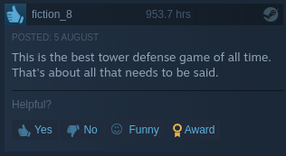 ehmprah's tweet photo. #CoreDefense review porn. Did I mention reading reviews like these is a substantial part of the fun of being a #gamedev? https://t.co/8pMYjtGZ2E