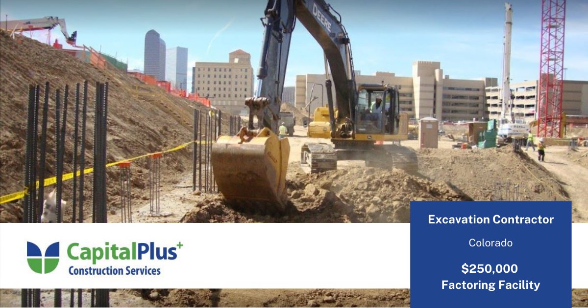 CashFlowSolver's tweet image. CapitalPlus recently assisted a CO excavating contractor with funding the first $50k invoice on their $250k project, 
allowing them to meet  payments and payroll on time.  

We focus on helping construction businesses improve their cash flow quickly. Call today to find out how.