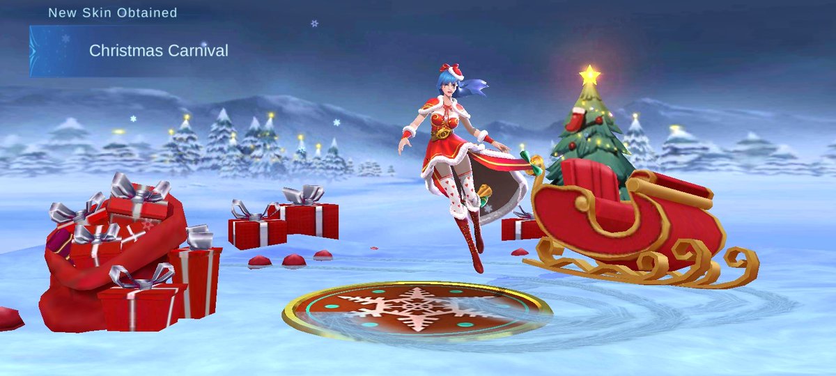 Kcirde2's tweet photo. I just obtained a new skin Christmas Carnival in Mobile Legends: Bang Bang! Let's face off against the world's best MOBA players together! 
https://t.co/TUsXoXIvIH https://t.co/lkQjsoSZDf