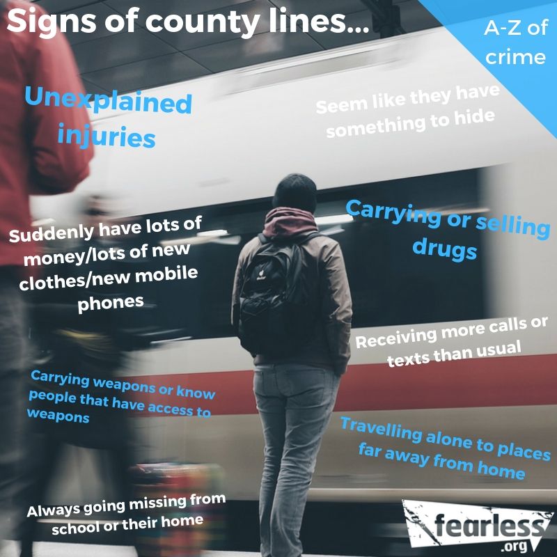 FearlessORG's tweet photo. Spot the signs of #CountyLines https://t.co/sFmOHsmKxz