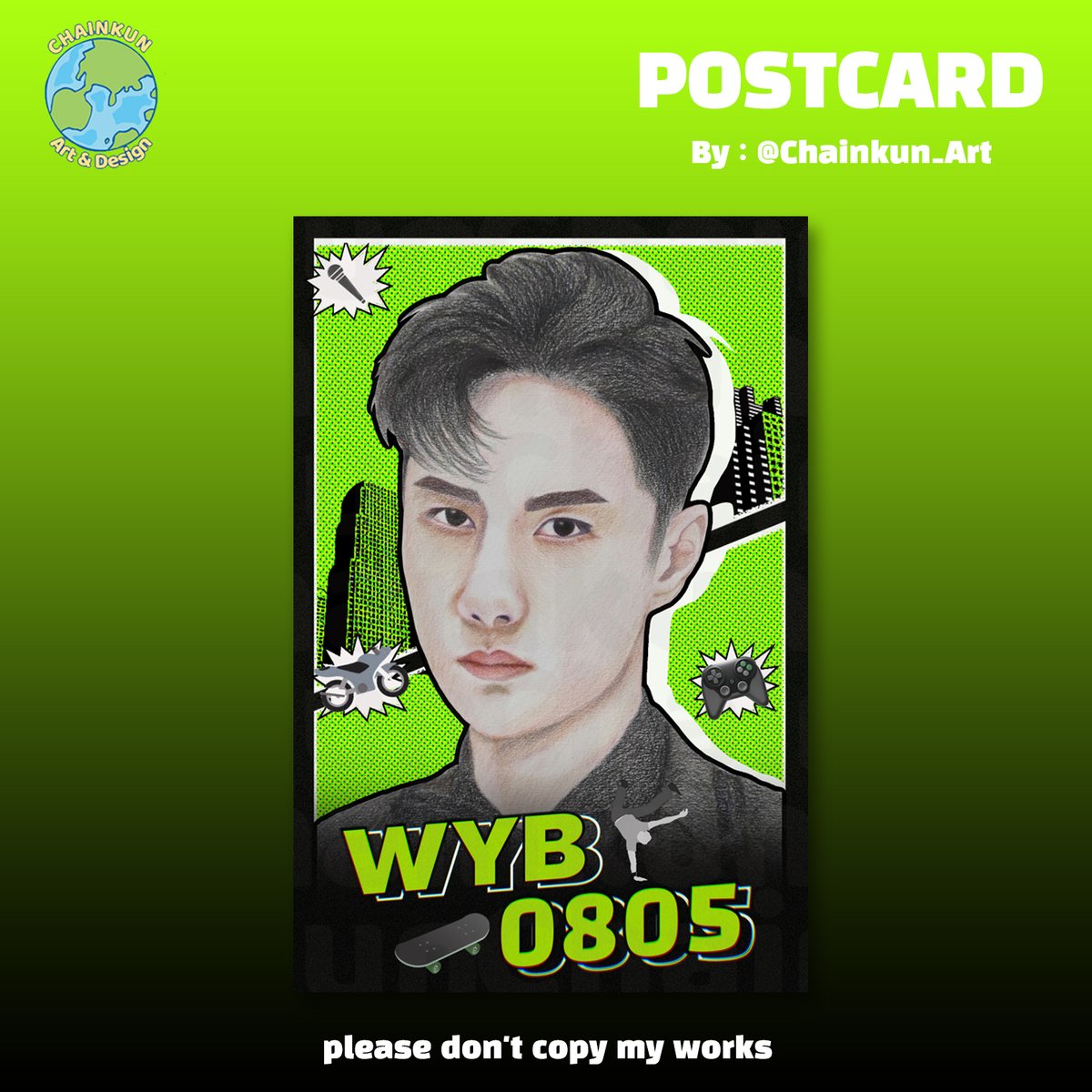 Chainkun_Art's tweet photo. [#chainkunออกแบบ] #รับออกแบบ Postcard🏁🏍️
#Yibo24thBday #HappyYiboDay #อี้ป๋อ
#王一博0805生日快乐 #王一博 #YIBO
#กระจก #Griptok #ออกแบบ #ที่ครอบแก้ว
#cupsleeve #รับออกแบบของแจก #โปสเตอร์
#igads #สโลแกน #Doorhanger #ที่แขวนประตู
#Xstand  #รับออกแบบป้ายตุ๊กตุ๊ก #โปสการ์ด #สติกเกอร์ https://t.co/pWIzWaEDaQ