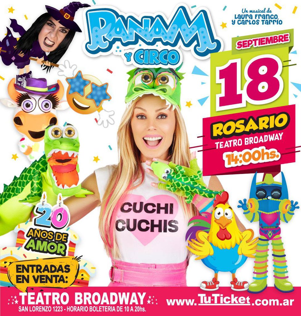 ¡Volvemos al teatro en vivo! Conseguí tus entradas para <a href="/teatrobroadway/">Teatro Broadway </a> en 👉🏻tuticket.com.ar/buscar?s=Panam