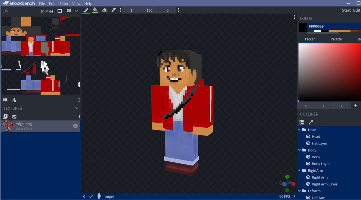 aMuseTchi's tweet photo. #migel #自作マイクラスキン #リメンバーミー
いろんな顔を見せるミゲルさんを作ったやーつ https://t.co/6ZxwSjRPy6
