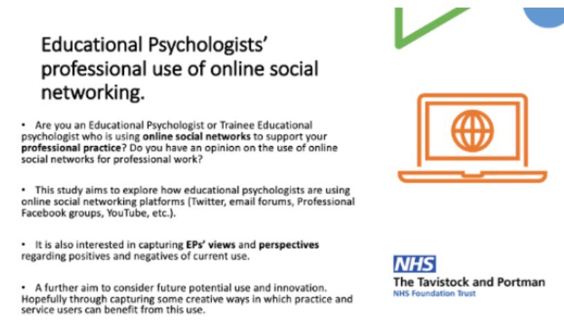 Hello EP Twitter community. You’ve been a great help to me as a TEP. You’ve inspired me so much you’ve inspired my thesis. Please consider participating in my survey and retweet researchepsocialnetworks.blogspot.com #twittereps #adayinthelifeofanEP #adayinthelifeofaTEP #adayinthelifeofa_TEP