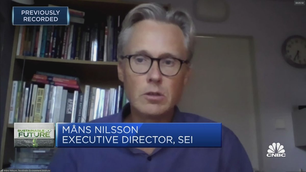 A big warning signal for world leaders ahead of #COP26. Listen to @mansanilsson comment on the #IPCC #ClimateReport with @CNBC https://buff.ly/3AtLrKS