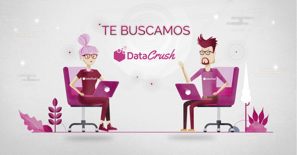 datacrushLA's tweet photo. Te buscamos! #programador #fullstack  https://t.co/Q8GPciFrvy https://t.co/u8xitm1bhk
