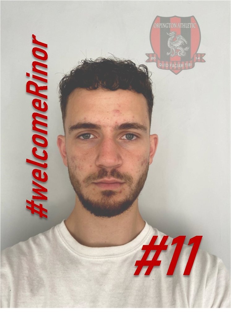 We are delighted to announce the signing of 21 year old midfielder, Rinor Xhema. Welcome to Orpington!

<a href="/greenwichdesign/">Greenwich Design 💙</a> #weplayforAnthony #welcomeRinor