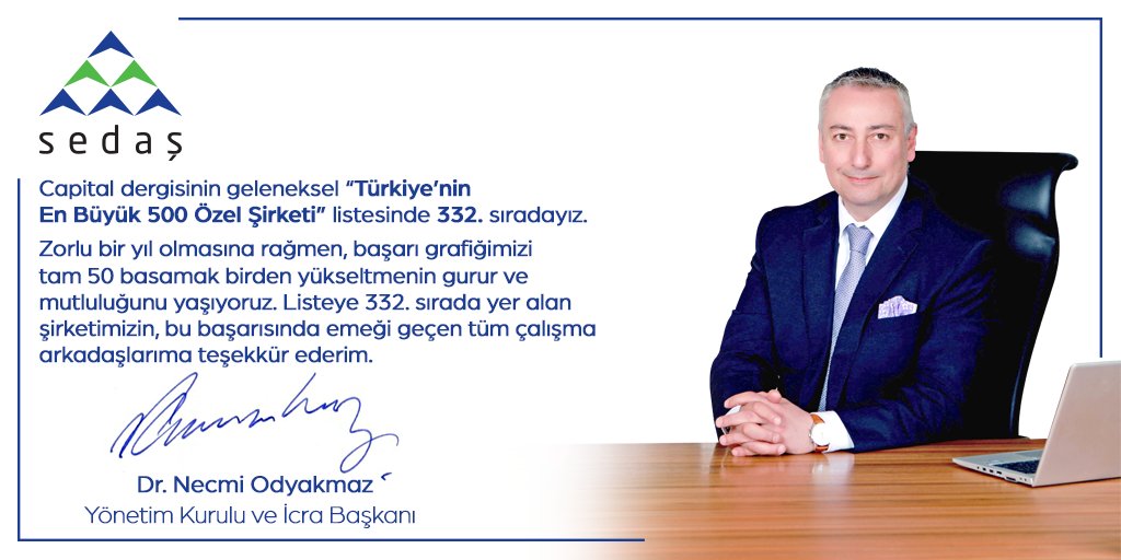 sakaryaelektrik's tweet photo. Capital dergisinin geleneksel "Türkiye'nin En Büyük 500 Özel Şirketi" listesinde 332.sıradayız. #sakarya #kocaeli #bolu #düzce #sedaș #sakaryaelektrik #yaşamınheranınaEnerjimizikatarız https://t.co/QKy0nU9hh3