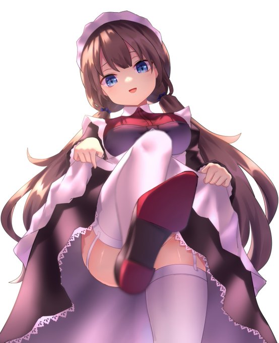 たくし上げて欲しい?どうぞ❤(オリジナル) 