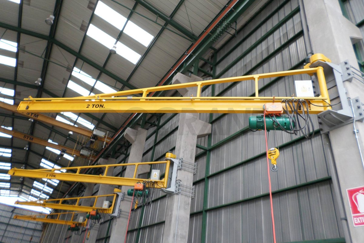 DGCRANES's tweet image. 8 sets 2T of wall-mounted #JibCrane were installed in our Customer&apos;s workshop in #Peru.

Learn more about wall-mounted jib cranes: dgcrane.com/products/wall-…

#DGCRANE #CantileverCrane  #WallCrane  #WallMountedCrane  #productivity  #manufacturing  #maintenance  #inspection