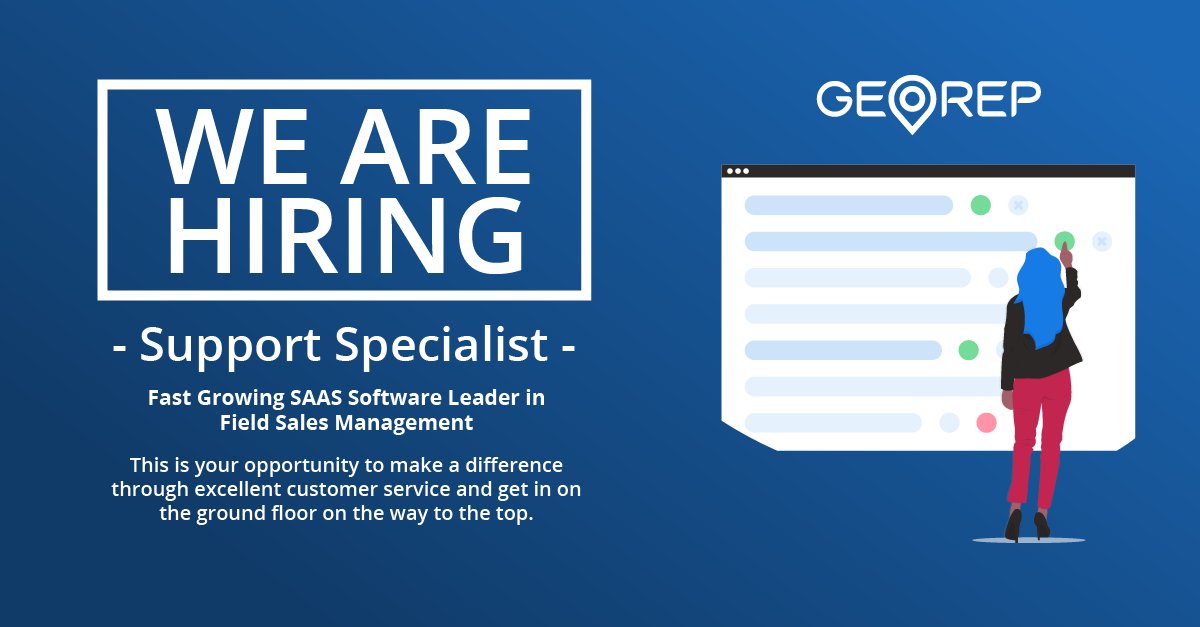 We're #hiring a Support Specialist! Do you have great customer service skills? Then this job is for you. #Team #GeoRep
linkedin.com/jobs/view/2675…