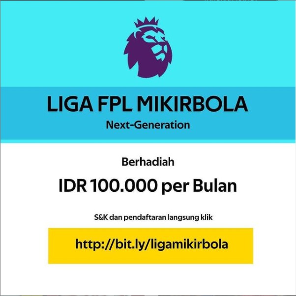 Yok ayok, ada lagi nii bit.ly/ligamikirbola