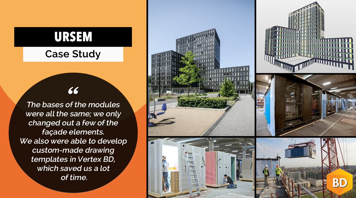 CASE STUDY: URSEM set the record with the tallest #modular building in the Netherlands which was manufactured in just 5 months, with only 3.5 months spent on-site. From design to completion, the entire project took only 2 years. Learn more: bit.ly/2voWOrk

#BIM #VertexBD
