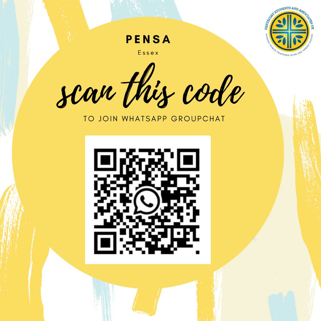 We just want to say a huge welcome to anyone joining Pensa Essex this year 🥳🙏🏽

Scan this code to join our WhatsApp groupchat or you can Send us a DM and we will add you! ☺️😊

#resultsday #alevels2021