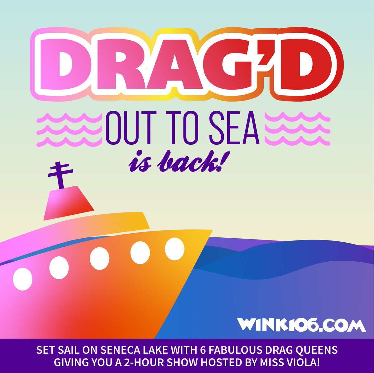 wingz93rocks's tweet photo. 🚨 JUST ANNOUNCED!!! Drag'd Out To Sea is back Sept. 11th! 🚨
💋 Tickets go on sale August 16th! ✨ https://t.co/48QrRjZ225