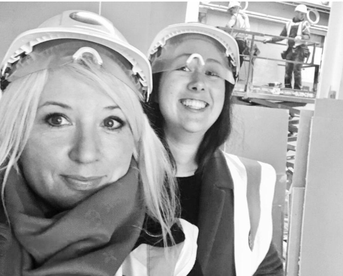 GaynorEngland's tweet photo. Great day @eastsiderooms finally planning for a live exclusive use event this October 🙌 2 years since our first hard hat tour &amp; the new venue looks amazing! Can’t wait to see it in full swing. Thanks to Ciara &amp; the team #eventprofs #wemakeevents #meetsafemeetsmart #backtolive 👏 https://t.co/XibJ8MUqqP