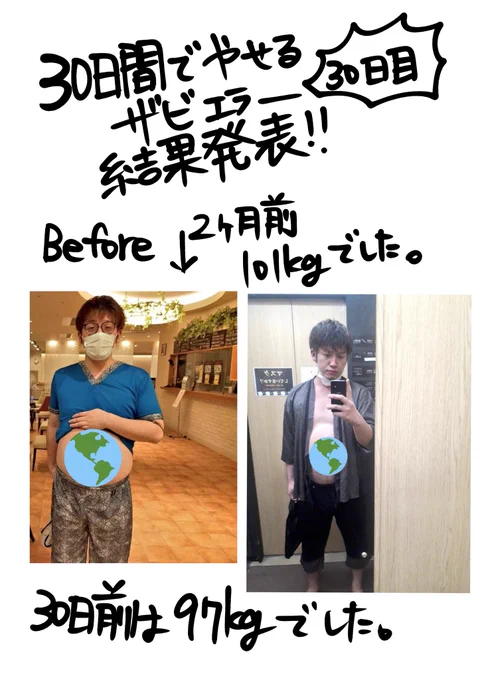 30日後にダイエット成功するザビエラー
30日目

最終回 