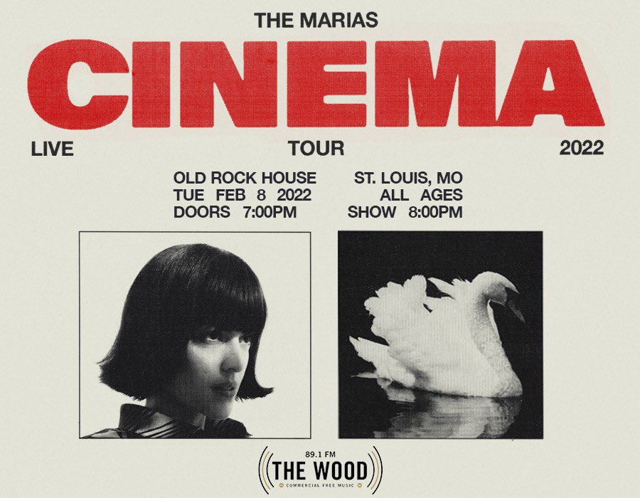 89.1 KCLC (@kclcradio) on Twitter photo The Marias: Cinema Tour, Welcomed by 89.1 The Wood at <a href="/oldrockhousestl/">Old Rock House</a>. February 8, 2022!
No pressure <a href="/themarias/">The Marías</a> but the latest concert we presented was <a href="/billyjoel/">Billy Joel</a>, it was 1972, and tickets were $1.00. We are very picky. The Marias: Cinema Tour, Welcomed by 89.1 The Wood at <a href="/oldrockhousestl/">Old Rock House</a>. February 8, 2022!
No pressure <a href="/themarias/">The Marías</a> but the latest concert we presented was <a href="/billyjoel/">Billy Joel</a>, it was 1972, and tickets were $1.00. We are very picky.