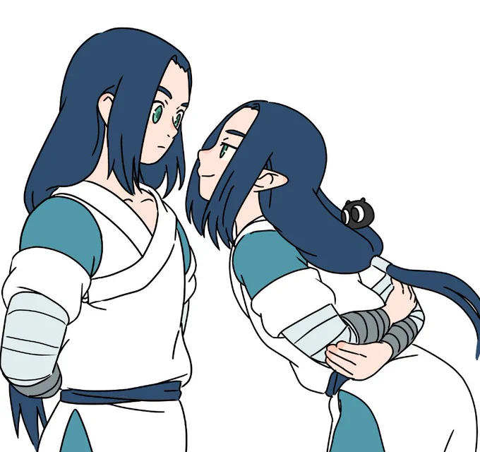もるい @rosya_morui さんのうしぇうしぇ描きました 