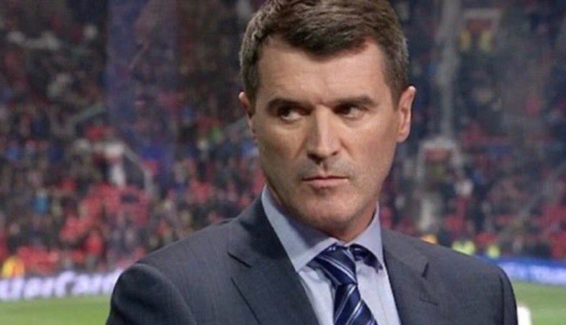 Roy Keane having a happy birthday. 