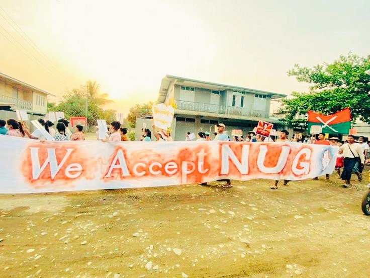 Denying Our legitimate government,<a href="/NUGMyanmar/">National Unity Government Myanmar</a>  is like denying Democracy and will of people. <a href="/UN/">United Nations</a> must legitimize <a href="/NUGMyanmar/">National Unity Government Myanmar</a> as soon as possible.
#AcceptNUG_RejectMilitary