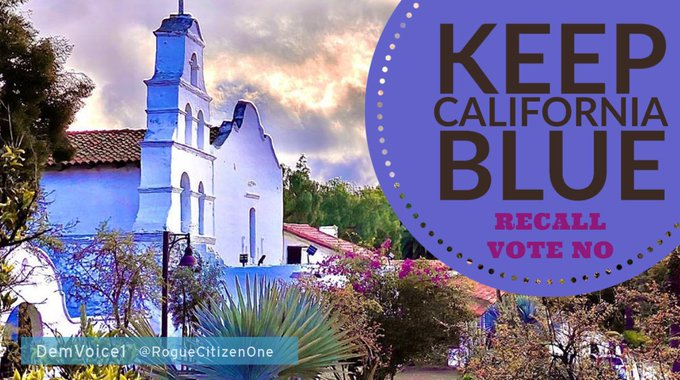 RogueCitizenOne's tweet photo. @Nautigrrrl2018 @C82477 @lindarchilders Thank You! 😊
Now #Tell5 friends and family members to join you and vote NO on the recall.
#VoteNoOnRecall
#IStandWithGavin
#KeepCaliforniaBlue https://t.co/PXcLtc08k1