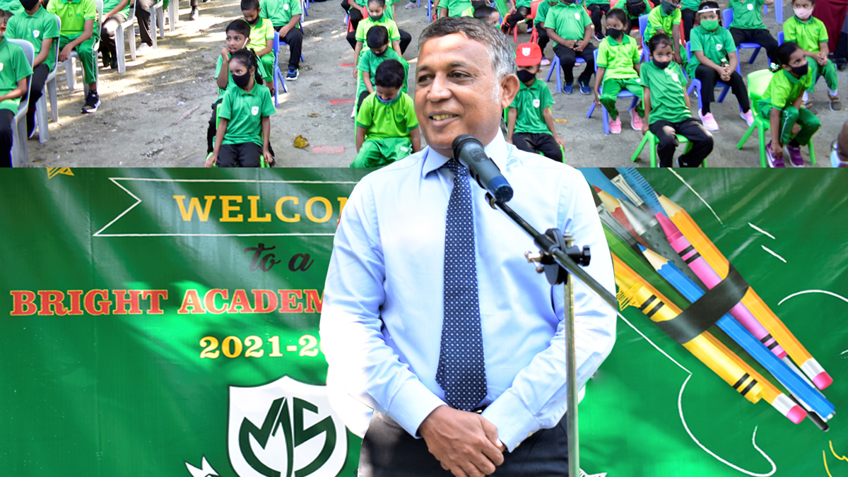 MJS school (@gn_mjs) on Twitter photo To commemorate the beginning Academic New Year 2021-2022, Minister of National Planning, Housing and Infrastructure Mohamed Aslam has participated in a special assembly held this morning.
<a href="/MoEdumv/">Ministry of Education</a>
@MoNPHImv To commemorate the beginning Academic New Year 2021-2022, Minister of National Planning, Housing and Infrastructure Mohamed Aslam has participated in a special assembly held this morning.
<a href="/MoEdumv/">Ministry of Education</a>
@MoNPHImv