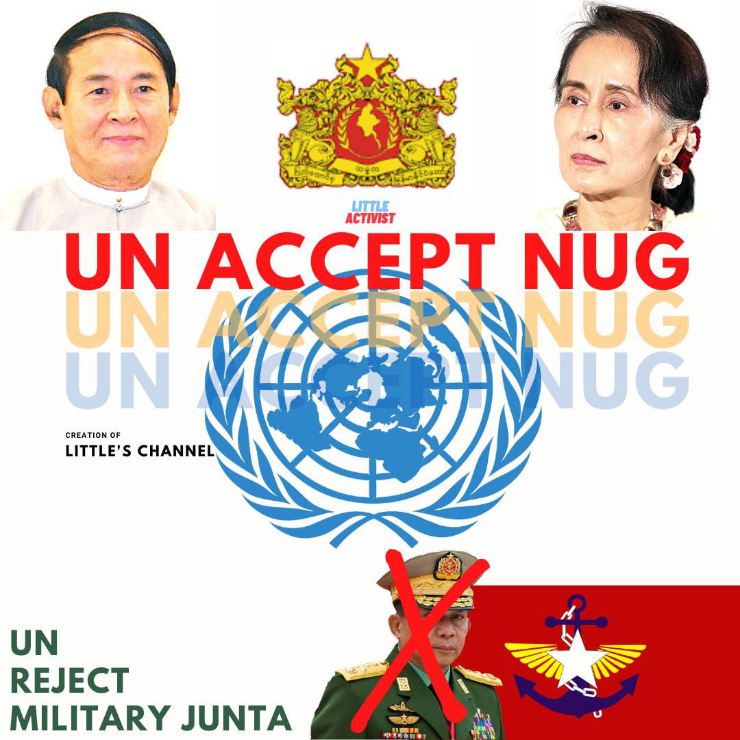 eeq17492467's tweet photo. #Myanmar JUNTA TERRORISTS (SAC) committed #CrimesAgainstHumanity in #Myanmar since Feb 1 coup and abducted all political leaders. Elected MPs of 2020 election formed @CrphMyanmar and then @NUGMyanmar. @UN, please accept NUG.  #AcceptNUG_RejectMilitary https://t.co/RacehIh9Vr