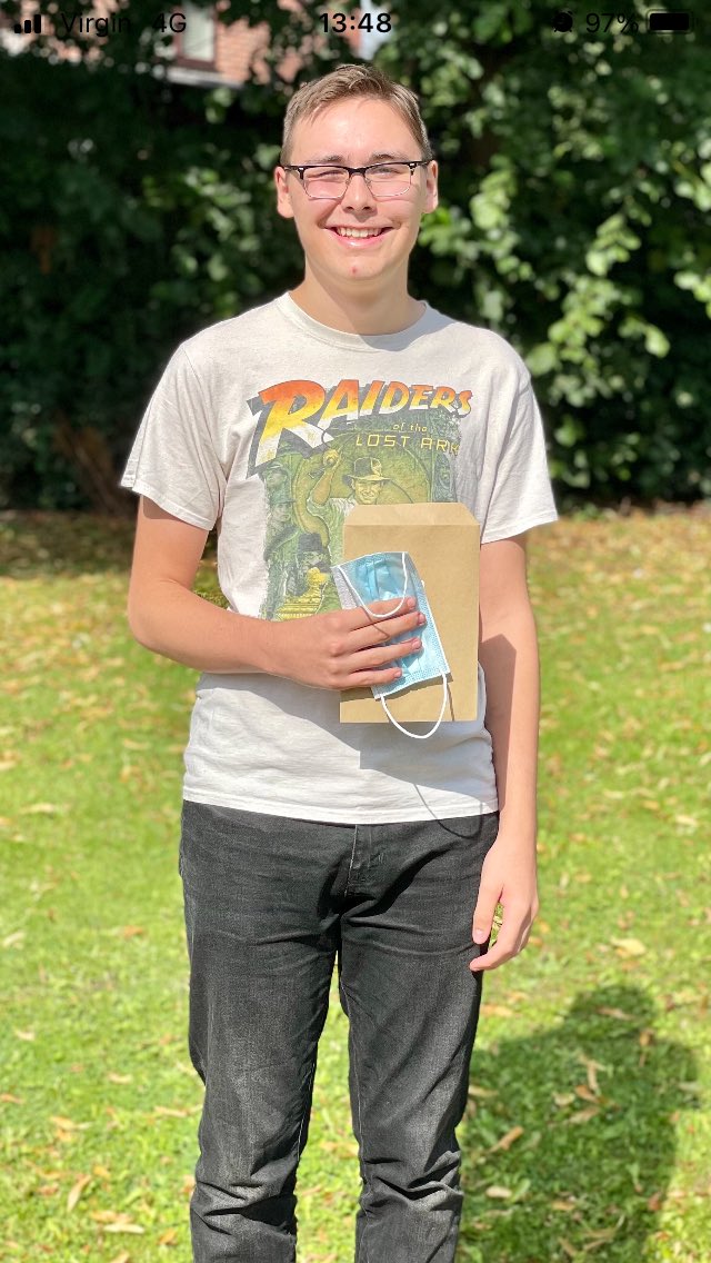 Congratulations Oliver on achieving A* A Distinction*