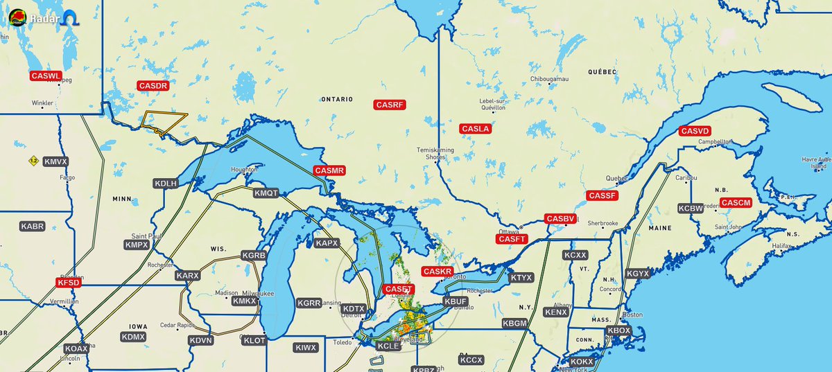 SW_ON_TRAFFIC's tweet photo. #Breaking #BreakingNews #Media #Alert #ONStorm
ALL Canadian weather radar sites are currently down!
#CASET #CASKR #CASFT #CASMR #CASRF #CASDR
All in Ontario are currently down! https://t.co/9Vx9rwJk0d