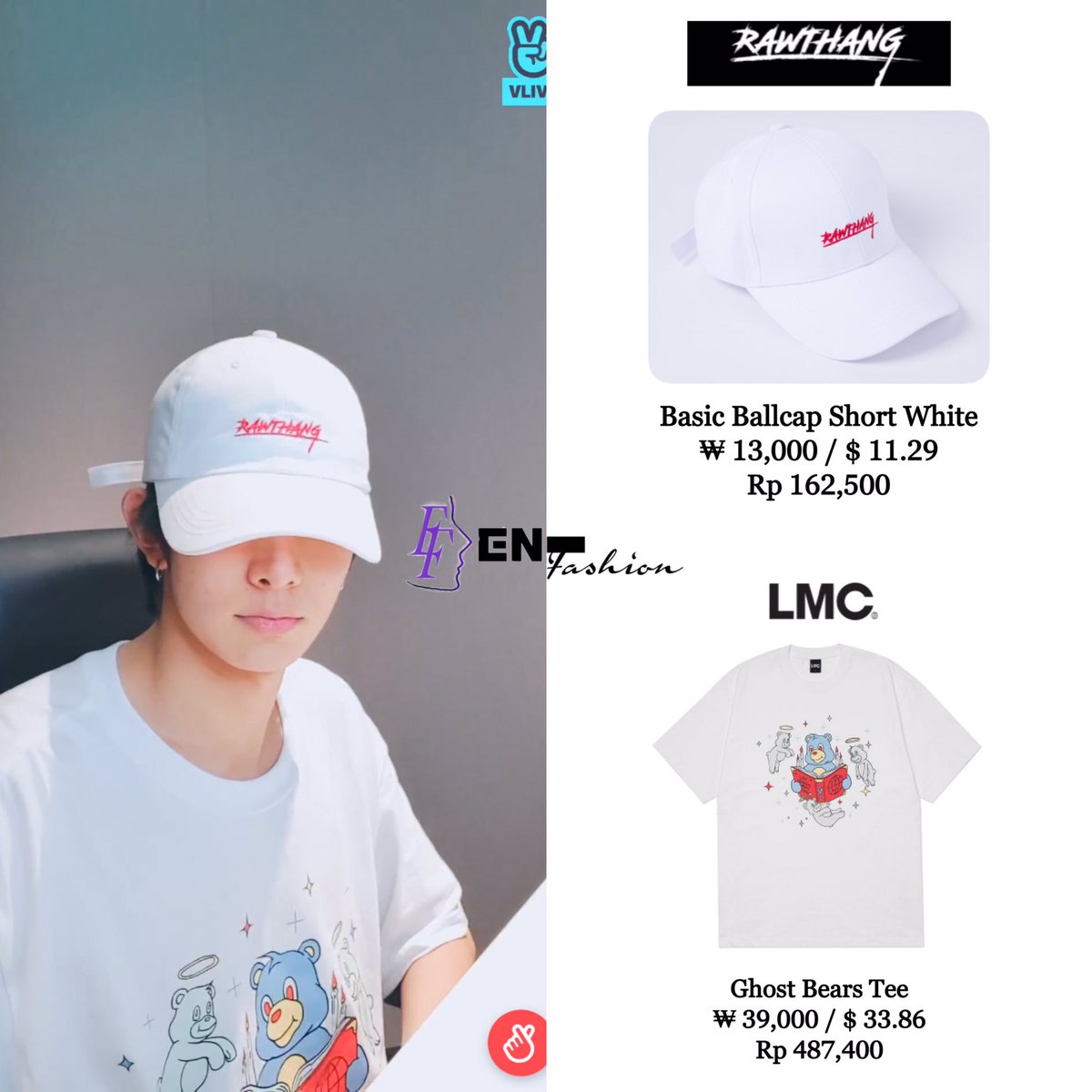 [210810] Vlive

#HEESEUNG wears
- Rawthang Basic Ballcap
- LMC Ghost Bears Tee

<a href="/ENHYPEN_members/">ENHYPEN</a>