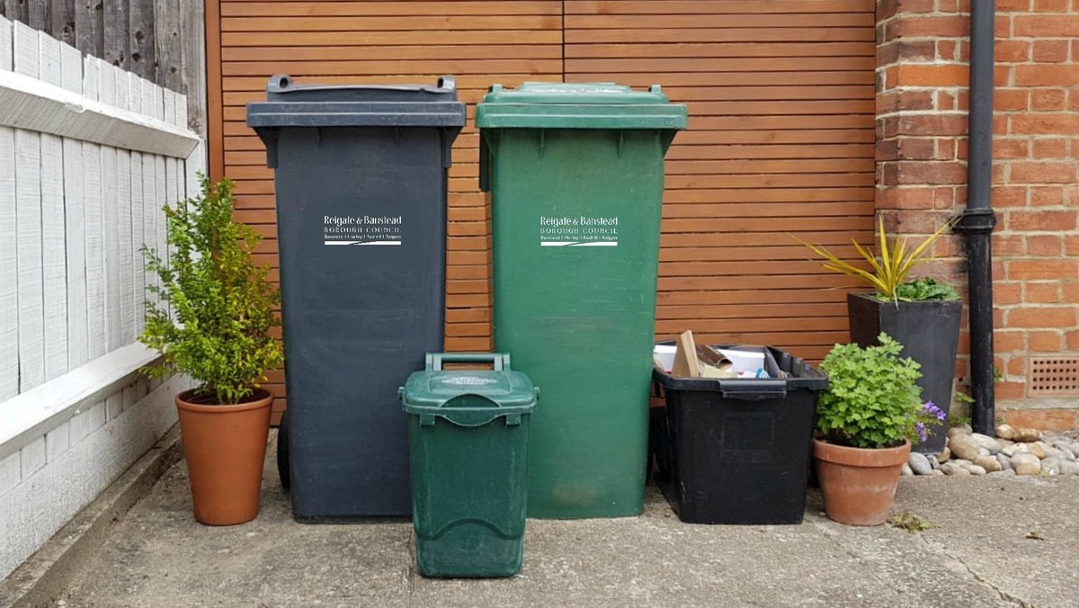 reigatebanstead's tweet photo. ❗❗THREAD: Service update 10/08/21❗❗

Our refuse, recycling and garden waste collections continue to face disruption, due to ongoing staff shortages as a result of staff needing to self-isolate. This is alongside sickness and planned leave during the school holidays. (1/3) https://t.co/Jv0orkLZdJ