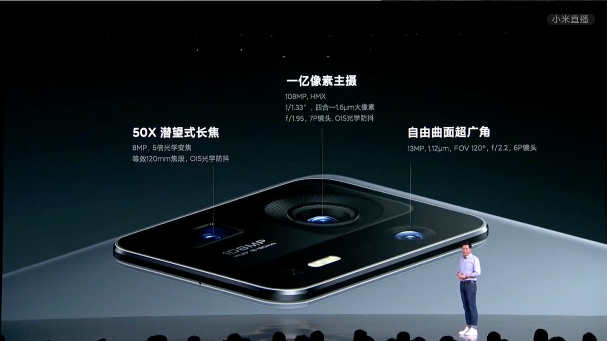 TECHMX_NET's tweet image. เลนส์หลัก #Xiaomi #MiMix4 ความละเอียด 108MP f 1/1.33

#mxphone