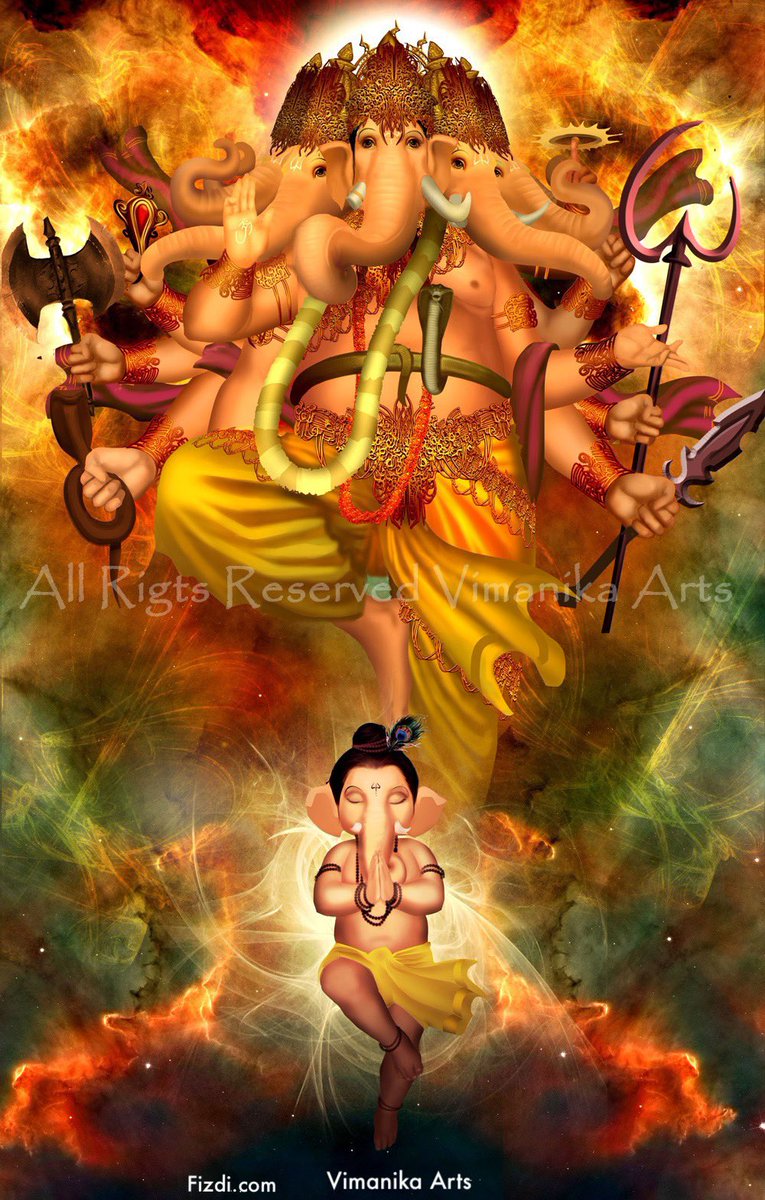 “Maha Ganesh” Digital Painting now available on fizdi.com ! For genuine inquiries Dm <a href="/FizdiOfficial/">Fizdi Art Store</a> .All sizes available.JAI Ganesh 🙏 #mahaganesh #digitalpainting #vimanika #art #jaiganesh #ganpatibappamorya #ganesh #digitalart #ancientindia #indiangod #hindugods
