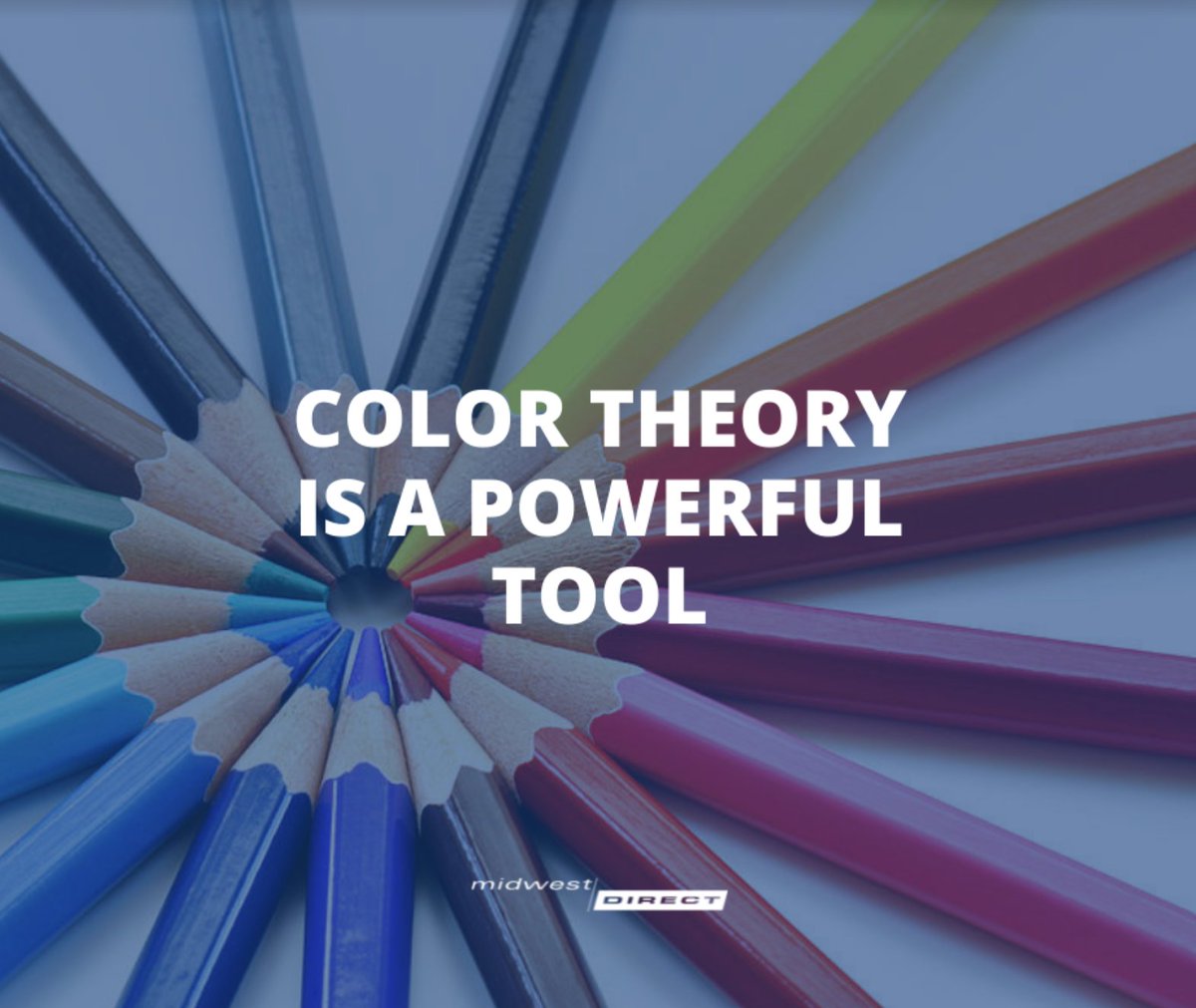 MW_Direct's tweet image. Color theory is subjective. Yet, there are a few commonalities about how people respond to specific colors. To learn more about color theory and how it applies to your next mail piece, visit: ow.ly/MzwZ50FLjmn #colortheory #maildesign #midwestdirect