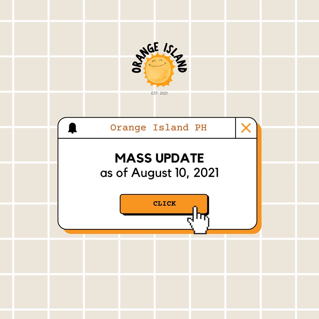 orangeislandph's tweet photo. #OIPH_Updates

Please refer to the thread below for the status of your orders 🧡 https://t.co/EpgQFTDyXL