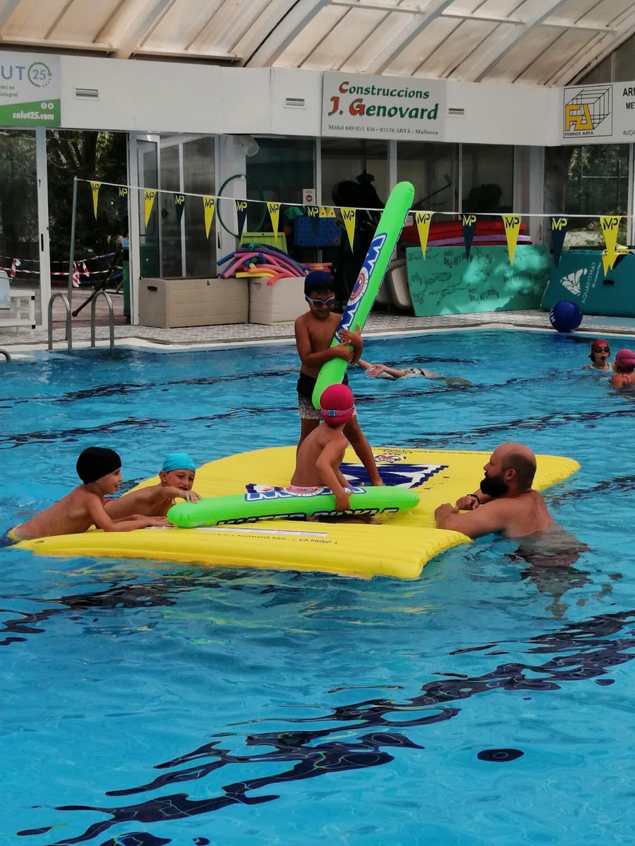 🤸🏻‍♂️☀️ A l’estiu seguim amb activitats #Jugam als municipis 🤽‍♂️ Esports adaptats i jocs a l’aigua són de les més demandades pels ajuntaments.

📷 Diades a #Llubí i a #Artà.

📲 Feim esport i poble! esports.conselldemallorca.cat/-/-jocs-esport…