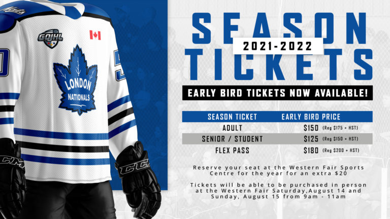 Early Bird Season Tickets are on sale now!

Head over to our website for more details and to join the #NatsNation for the 21/22 season!

bit.ly/3lLGFUR