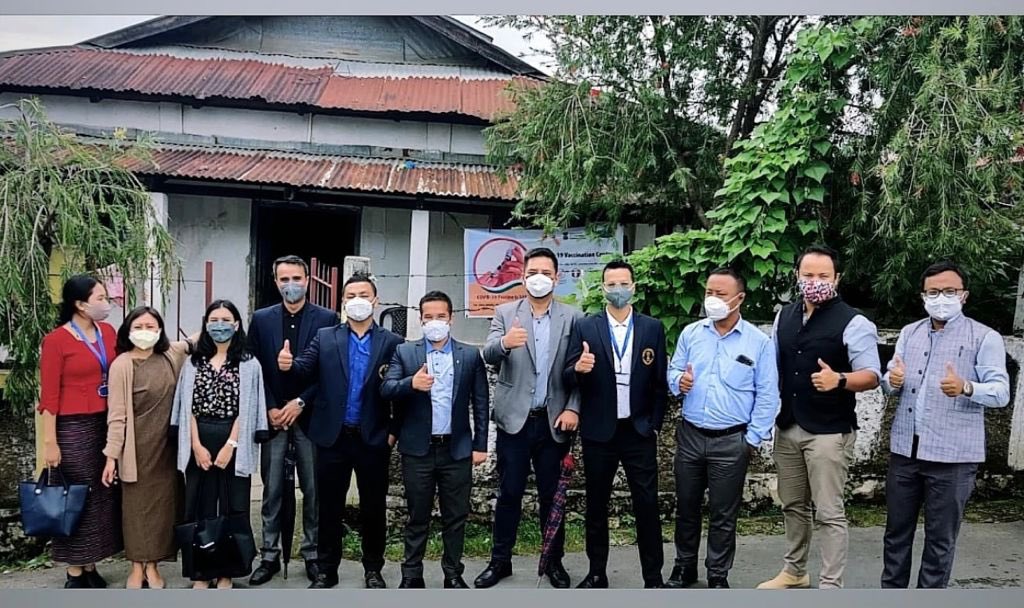 Leading by example. MCS Probationers, soon to embark on a new journey &amp; take on new roles in public service, took their 2nd shot of the vaccine today at Mawpat UPHC. This is an encouragement to all others to come forward &amp; get vaccinated to win against covid. <a href="/CMO_Meghalaya/">CMO Meghalaya</a>