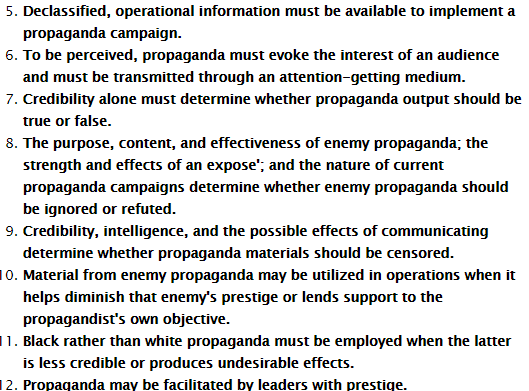 SVErguven's tweet photo. @OIRSpox @coalition Joseph Goebbel's Principles of Propaganda and U.S Coalition Command's PKK/SDF PR Campaign.
These would be principles guiding the conduct of propaganda operations. ⬇️ https://t.co/Y4dJ7epIjK