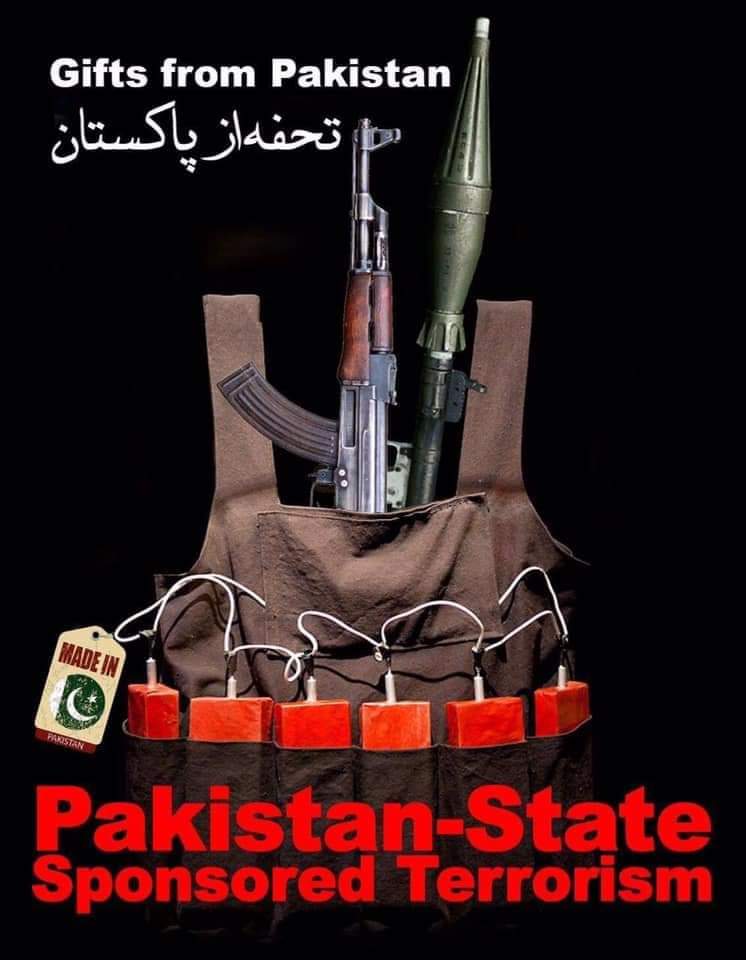 NiamatSabir's tweet photo. Pakistan supports terrorism and it is a safe haven for terrorists. It is not only threat for Afghnistan, but also a big threat for the reigen as well, so want International Community to sanction Pakistan. Pakistan trains terrorists and then sends them to afgan

#sanctionpakistan https://t.co/6IbWq0mgkc