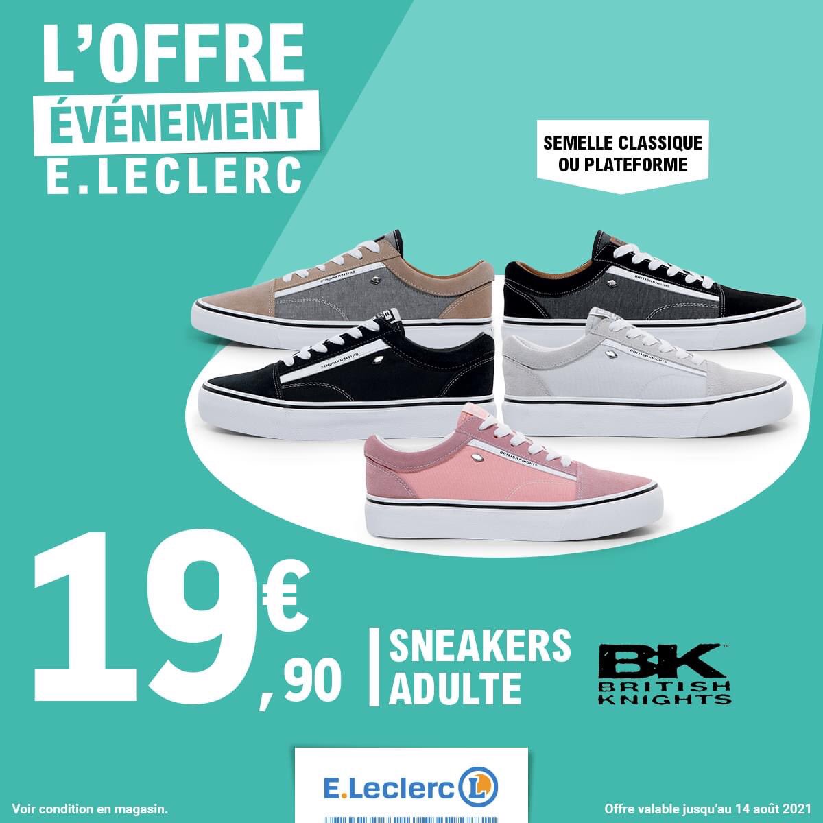 EleclercFrouard's tweet photo. 👟✨ | OFFRE ÉVÈNEMENT | ✨👟

Vous  allez pouvoir trouver chaussure à votre pied 🦶 avec ces 𝗦𝗡𝗘𝗔𝗞𝗘𝗥𝗦 que vous allez vous arracher dans votre centre https://t.co/upYBpoy1vr Frouard! 🤩
(Offre valable jusqu'au 14 août 2021)

#sneakers #offreevenement #leclercfrouard https://t.co/XQNb5kPSsn