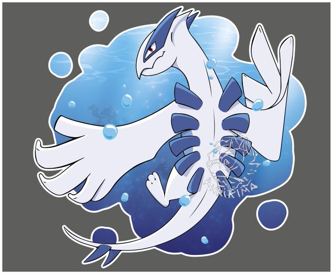 Wigmania on X: Paint me like one of your Kalos girls How could one  refuse a request from the great guardian of the sea? Commissioned by Bui  #nintendo #lugia #sea #ocean #posing #