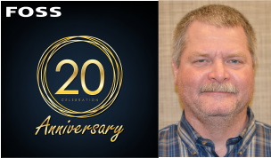 FOSS_Americas's tweet photo. Join us in celebrating 20 wonderful years with Service Engineer, Mark Matteson. Thank you for always going above and beyond for FOSS! 

#service #serviceandsupport #serviceengineer #analyticsbeyondmeasure #employeeappreciation #employeesatisfaction #20years https://t.co/SzI3MnpDcO