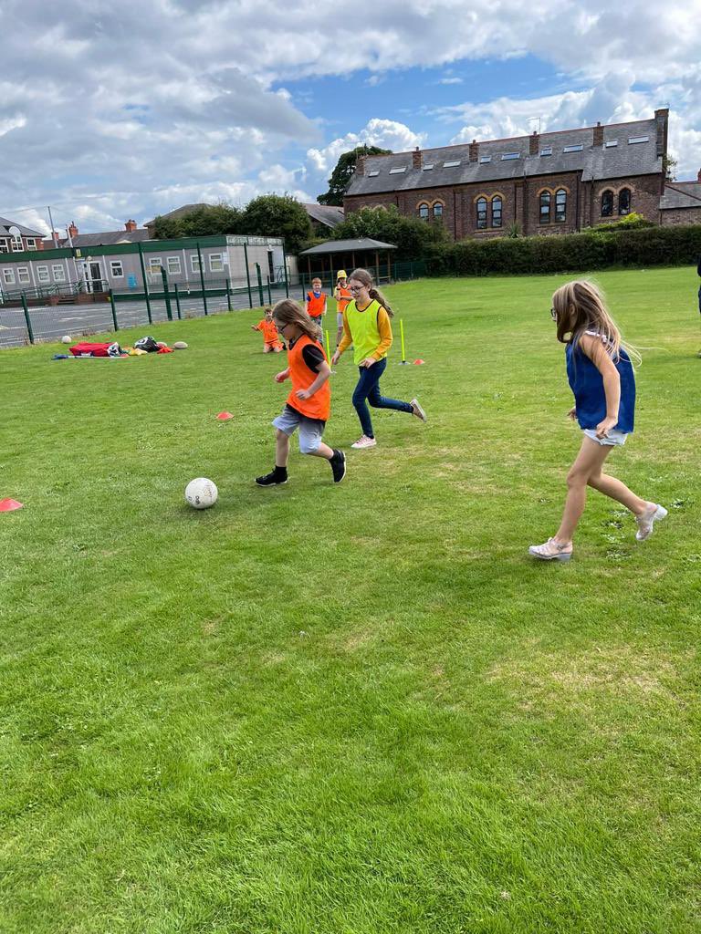 PremSport_WCSH's tweet photo. Some great photos from @LiscardPrimary Summer Holiday Camp yesterday! Great game of corner football ⚽️ 🥅 #Football #Holidays #Summer #Fun #Active https://t.co/FXx5YSon51