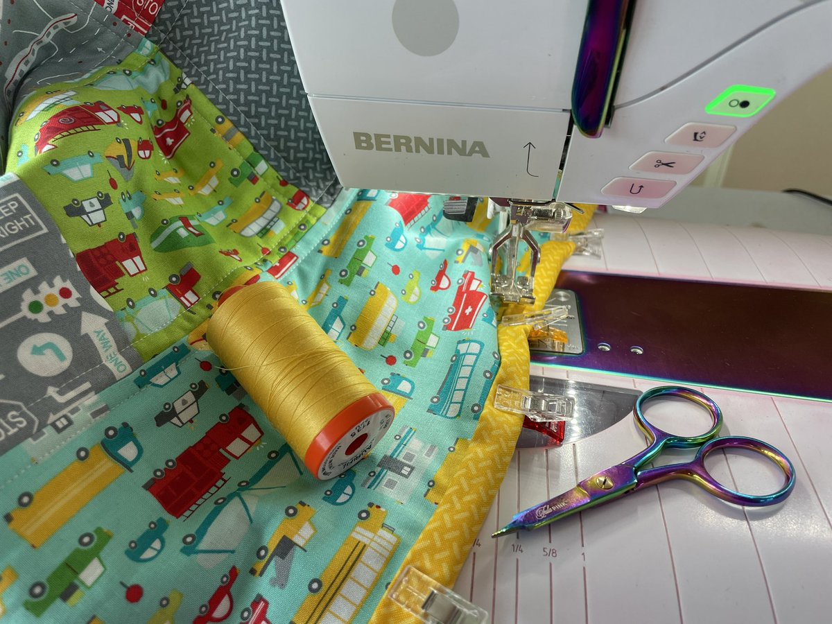 #quilt #binding time. #patchwork #madebyme #madelocal #ShopSmall #personalisedgift #babygift
