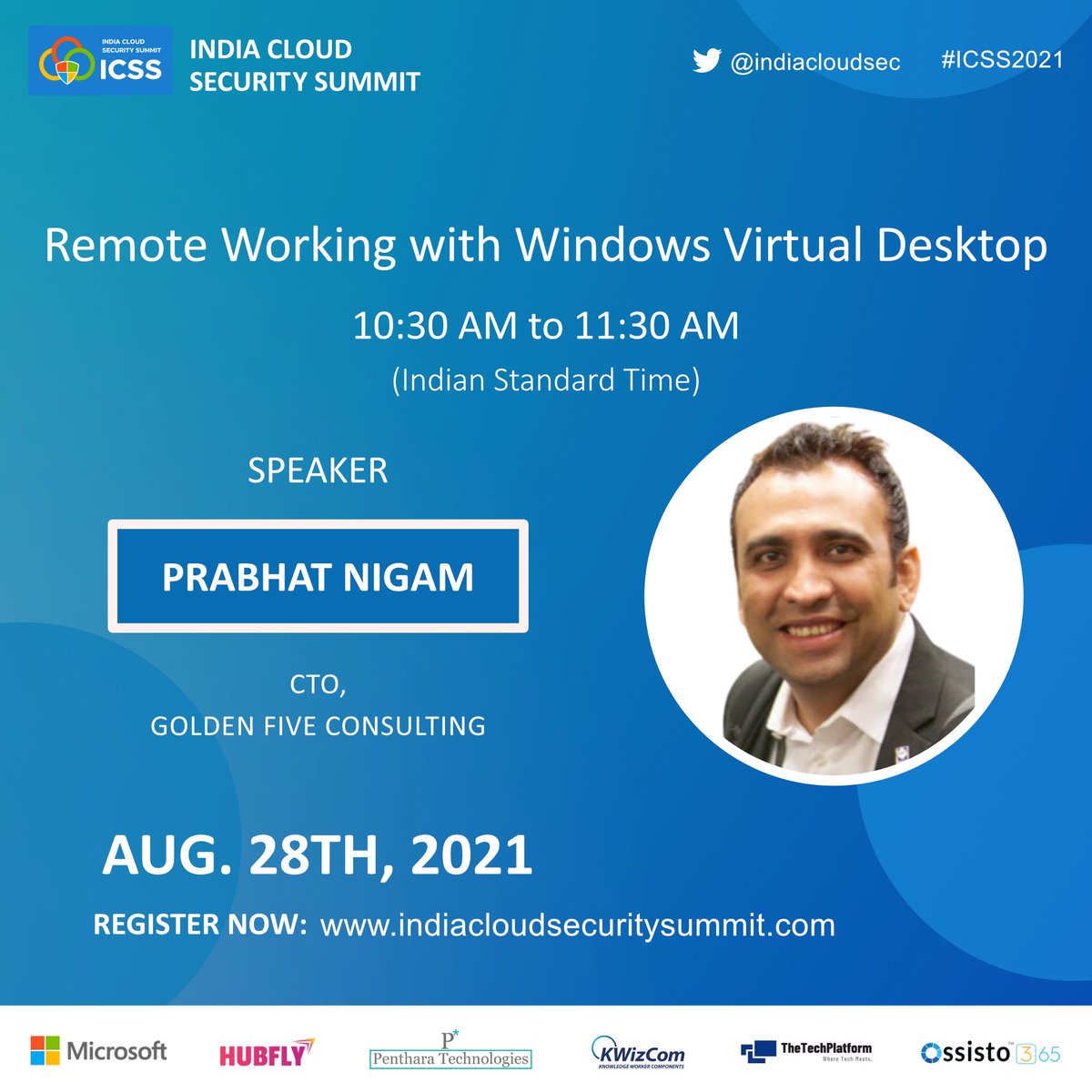 Join Prabhat Nigam, Microsoft MVP &amp; CTO at Golden Five Consulting for the session "Remote Working with Windows Virtual Desktop"
eventbrite.fr/e/india-cloud-…
#Azure #AzureAD #Security #Microsoft365