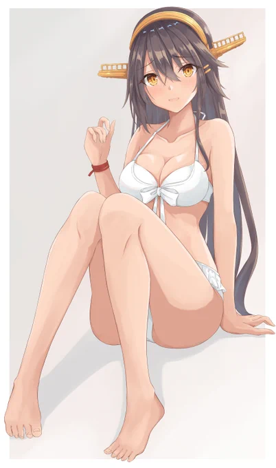 お座り榛名ちゃん👙 